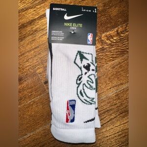 Nike Elite NBA Crew Socks – Milwaukee Bucks - NEW Size Large